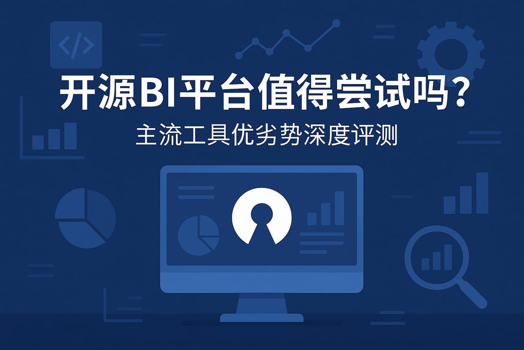 开源BI平台值得尝试吗？主流工具优劣势深度评测"